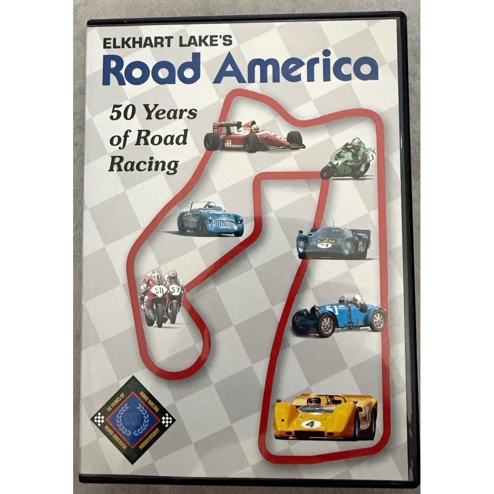 Elkhart Lakes 50 Years of Road Racing DVD Mario Andretti Carroll Shelby 2006